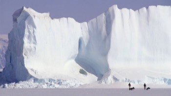  Approaching a giant berg near Pond Inlet 