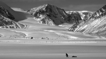  Sandy Briggs in the mountains south of Pond Inlet 
