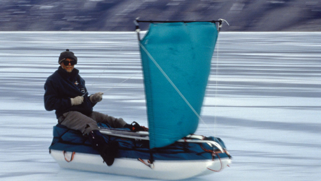 Bob Saunders sailing. Bob sledding? 