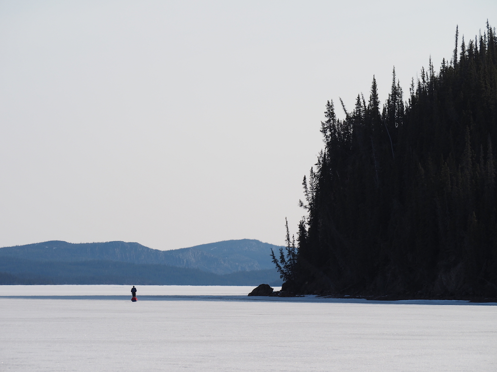  Sandy Briggs on Stark Lake 